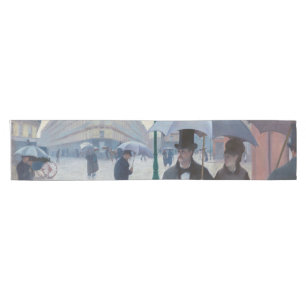 Gustave Caillebotte - Pariser Straße; Regentag Kurzer Tischläufer