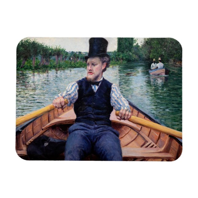 Gustave Caillebotte - Party für Boote Magnet (Horizontal)