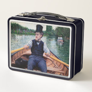 Gustave Caillebotte - Party für Boote Metall Brotdose
