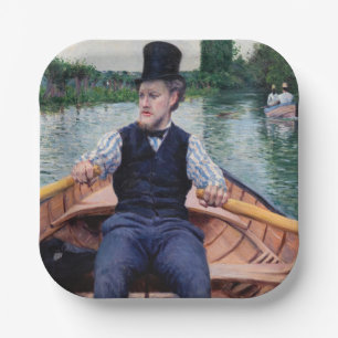 Gustave Caillebotte - Party für Boote Pappteller