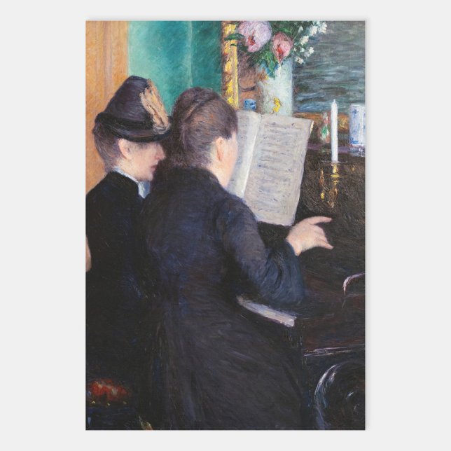 Gustave Caillebotte - Piano-Lektion Geschenkpapier Set (Von Creator hochgeladen)