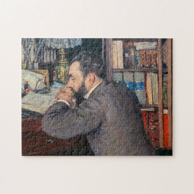 Gustave Caillebotte - Portrait von Henri Cordier (Horizontal)