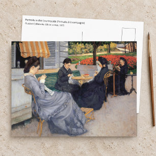 Gustave Caillebotte - Porträts auf dem Lande Postkarte