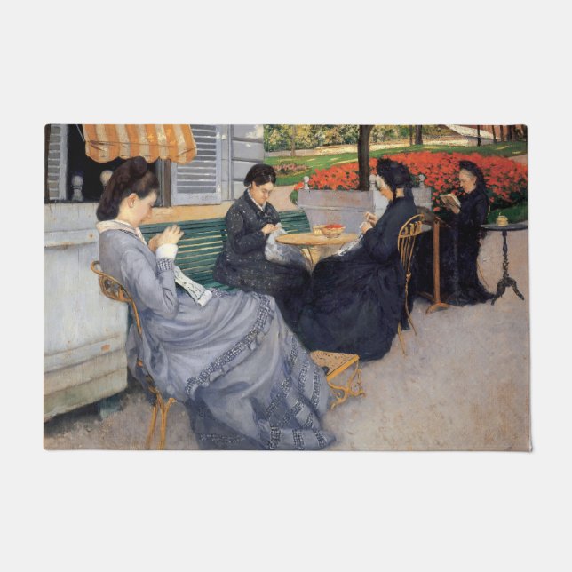 Gustave Caillebotte - Porträts im Grünen Fußmatte (Vorderseite)