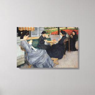 Gustave Caillebotte - Porträts im Grünen Leinwanddruck