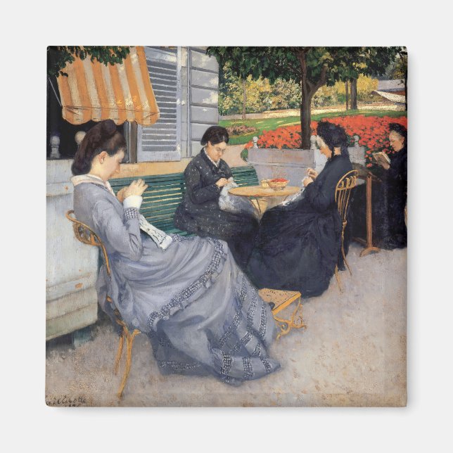 Gustave Caillebotte - Porträts im Grünen Magnet (Vorne)
