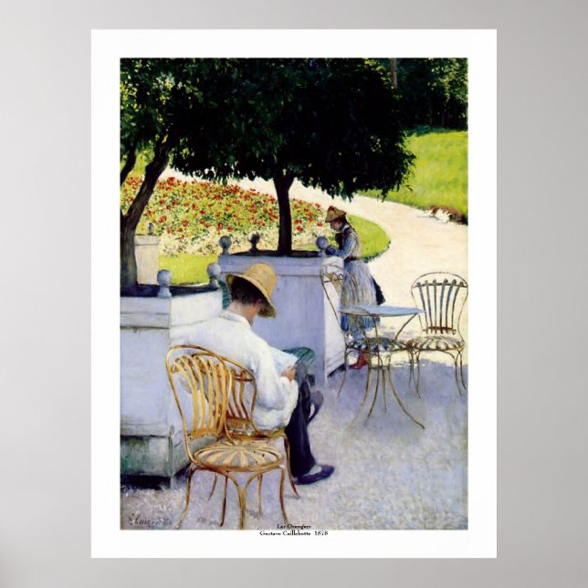 Gustave Caillebotte Poster (Vorne)