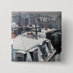 Gustave Caillebotte - Rooftops im Schnee Button