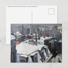 Gustave Caillebotte - Rooftops im Schnee