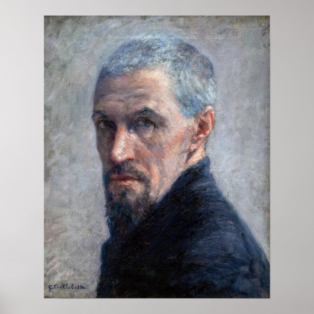 Gustave Caillebotte - Selbstportrait Poster (Vorne)