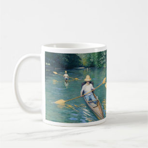 Gustave Caillebotte - Skiffs on Yerres Kaffeetasse