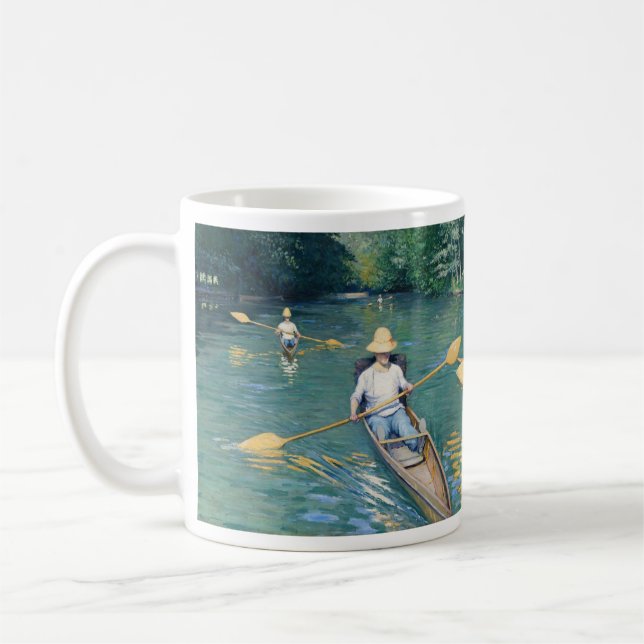 Gustave Caillebotte - Skiffs on Yerres Kaffeetasse (Links)