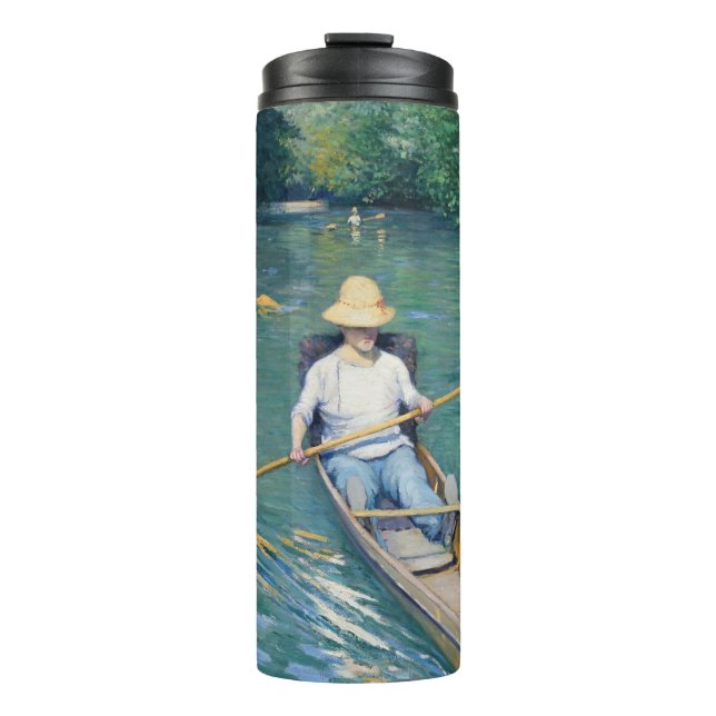 Gustave Caillebotte - Skiffs on Yerres Thermosbecher (Vorderseite)