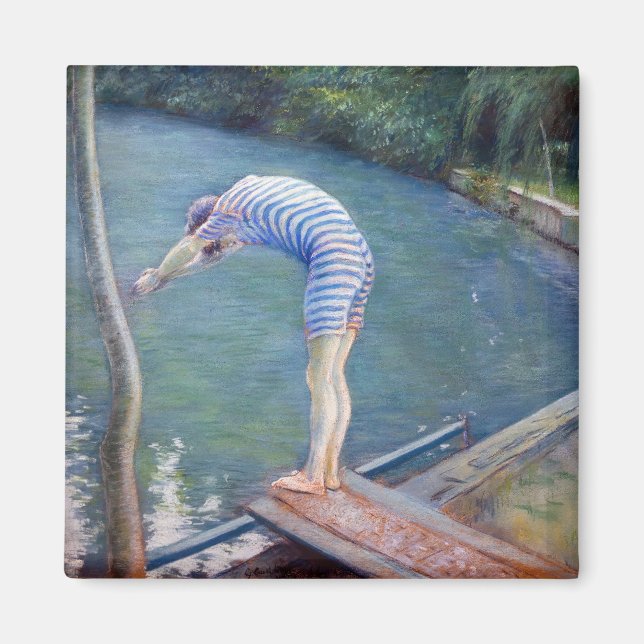 Gustave Caillebotte - The Bather / The Diver Magnet (Vorne)