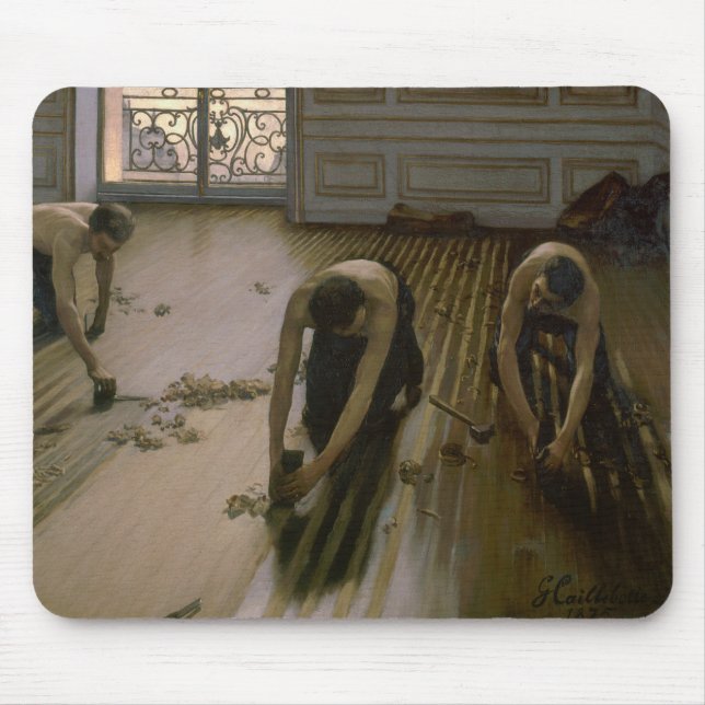 Gustave Caillebotte - The Floor Planers Mousepad (Vorne)