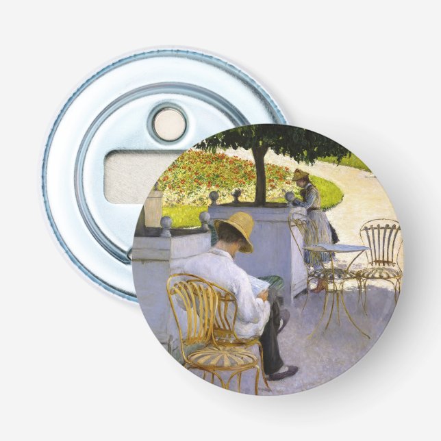 Gustave Caillebotte - The Orange Trees Flaschenöffner (Vorderseite)