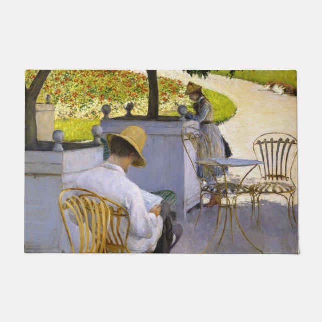 Gustave Caillebotte - The Orange Trees Fußmatte (Vorderseite)