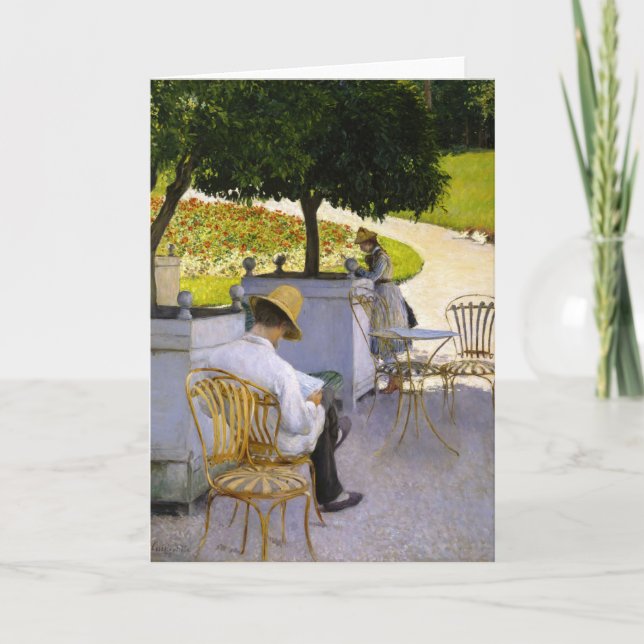 Gustave Caillebotte - The Orange Trees Karte (Vorderseite)