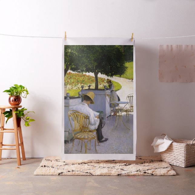 Gustave Caillebotte - The Orange Trees Stoff (Beispiel)