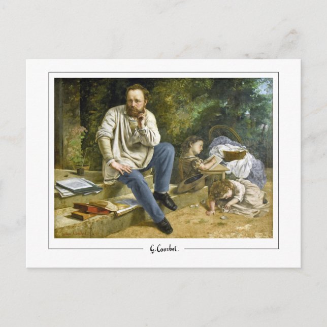 Gustave Courbet #301 - Fine Art Postcard Postkarte (Vorderseite)