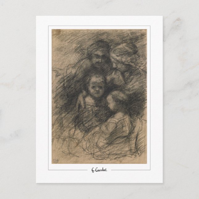 Gustave Courbet #843 - Fine Art Postkarte (Vorderseite)