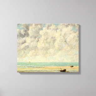Gustave Courbet   das ruhige Meer Leinwanddruck