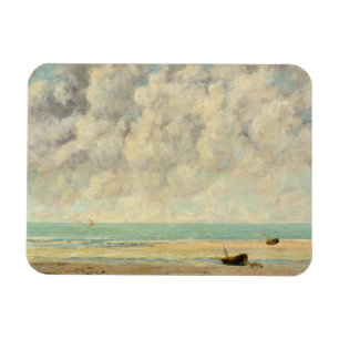 Gustave Courbet das ruhige Meer Magnet