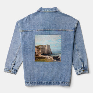 Gustave Courbet - Klippen bei Etretat nach Sturm Jeansjacke