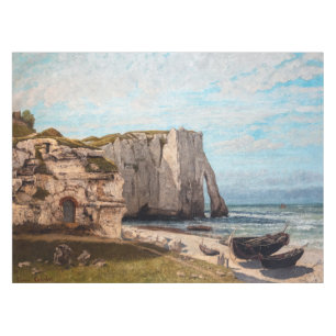 Gustave Courbet - Klippen von Etretat nach dem Stu Tischdecke