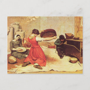 Gustave Courbet Painting Postkarte