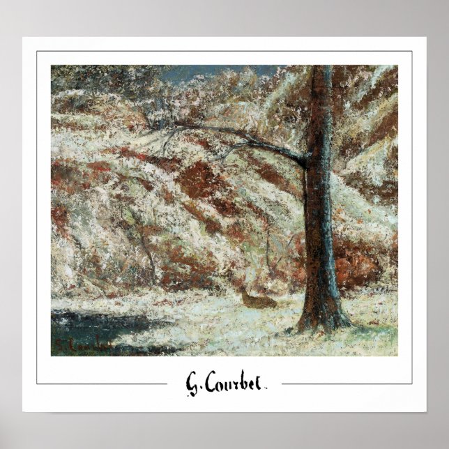 Gustave Courbet Zedign Art Poster #15 (Vorne)