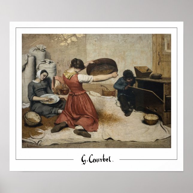 Gustave Courbet Zedign Art Poster #175-2 (Vorne)