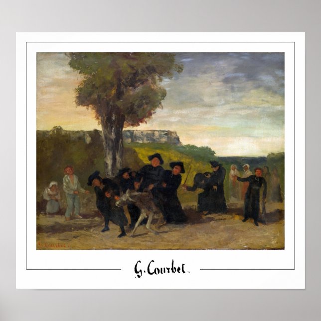 Gustave Courbet Zedign Art Poster #213-2 (Vorne)