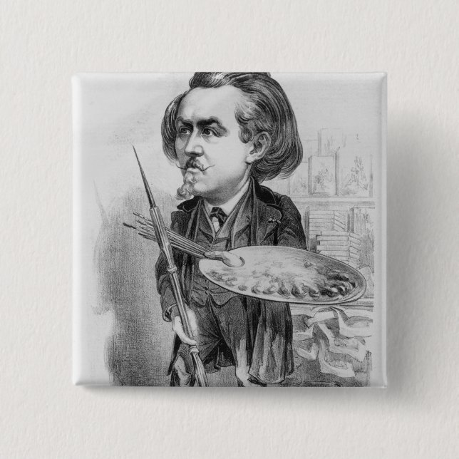 Gustave Dore (1832-83), Karikatur von 'Le Boulev Button (Vorderseite)