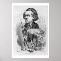 Gustave Dore (1832-83), Karikatur von 'Le Boulev