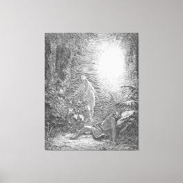 Gustave Doré - Die Erschaffung Evas Leinwanddruck