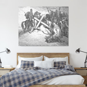 Gustave Doré - Lukas 23A Jesus kommt nach Golgota Leinwanddruck