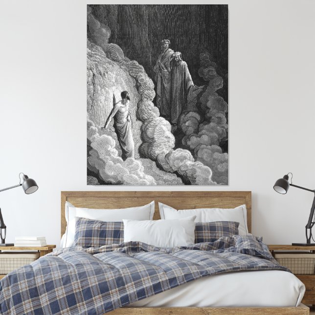 Gustave Doré - Marco Lombardo Leinwanddruck (Insitu (Schlafzimmer))