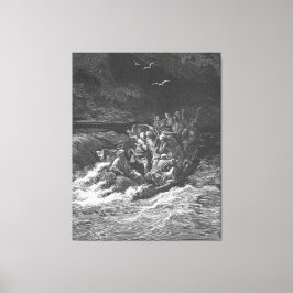 Gustave Doré - Mark 4 Jesus Calms the Storm at Sea Leinwanddruck