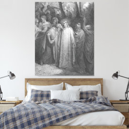 Gustave Doré - Markus 14 Judas verrät Jesus Leinwanddruck