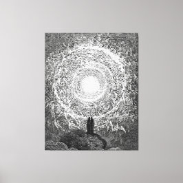 Gustave Doré - Maschine kolorisiert Paradiso Leinwanddruck