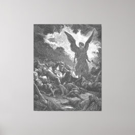 Gustave Doré - Sennacheribs Heer wird vernichtet Leinwanddruck