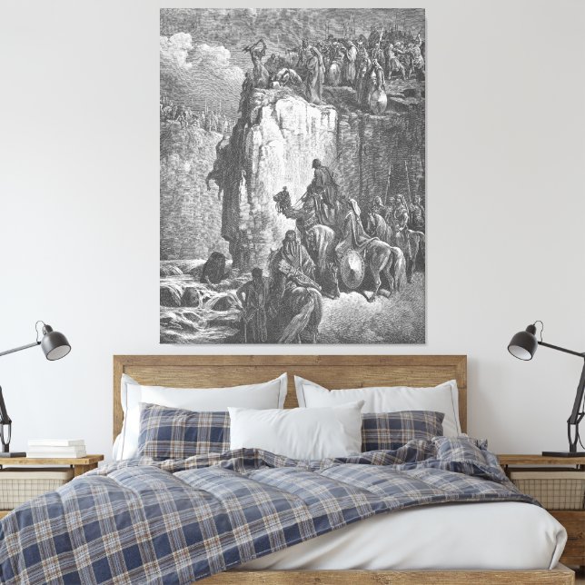 Gustave Doré - The Prophets of Baal are Slaughtere Leinwanddruck (Insitu (Schlafzimmer))