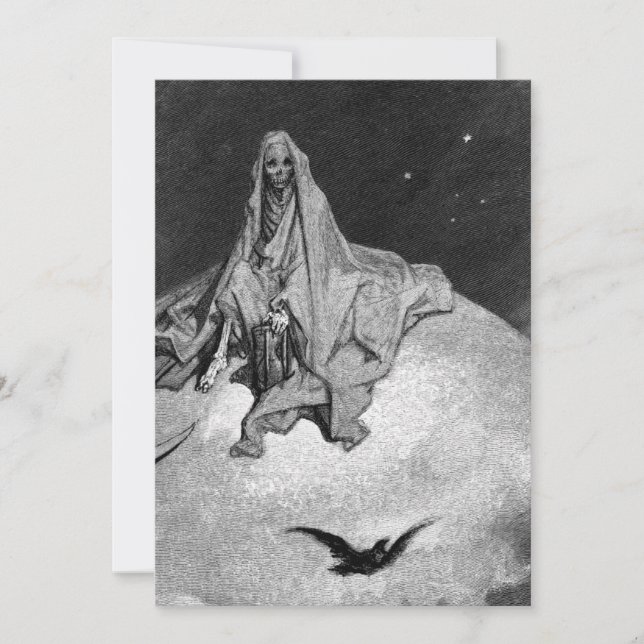 Gustave Dore - The Raven Einladung (Vorderseite)