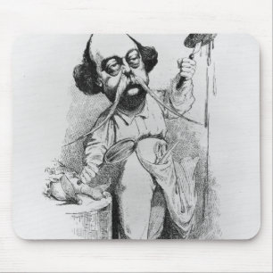 Gustave Flaubert, der Madame Bovary zergliedert Mousepad