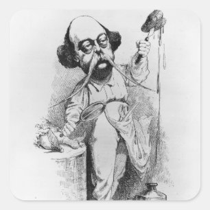 Gustave Flaubert Dissecting Madame Bovary Quadratischer Aufkleber