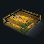 Gustave Klimt The Kiss Paperweight Briefbeschwerer<br><div class="desc">Paperweight mit dem Bild von Gustave Holsts The Kiss.</div>