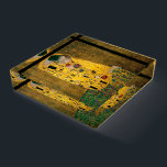 Gustave Klimt The Kiss Paperweight Briefbeschwerer<br><div class="desc">Paperweight mit dem Bild von Gustave Holsts The Kiss.</div>