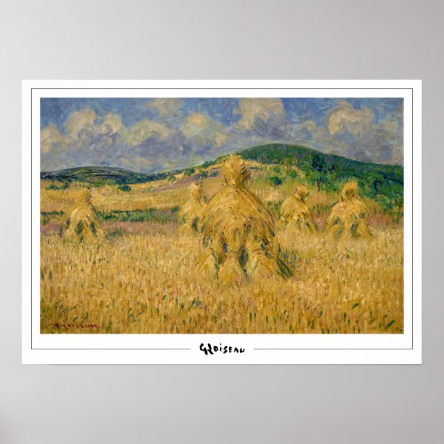 Gustave Loiseau Zedign Art Poster #375 (Vorne)