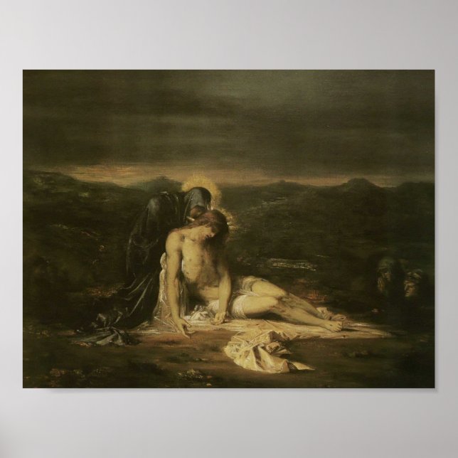 Gustave Moreau - Pieta Poster (Vorne)